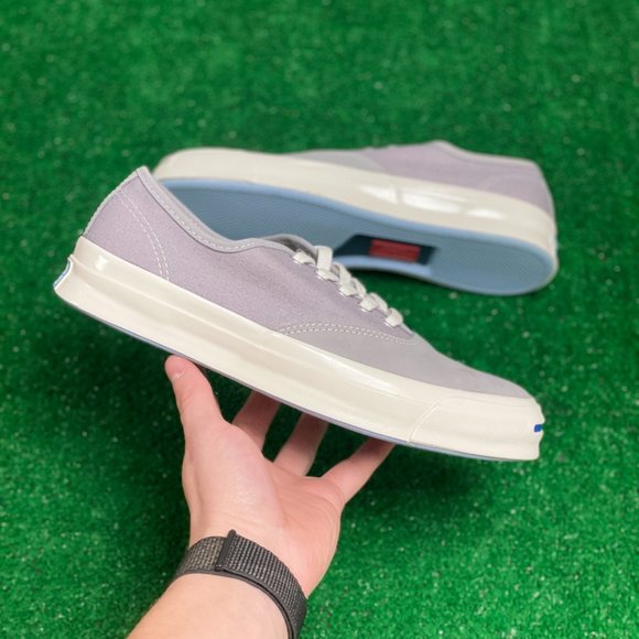 Converse Other - Converse Jack Purcell Signature Ox Men Low Top Shoes Gray White 153593C Multi Sz